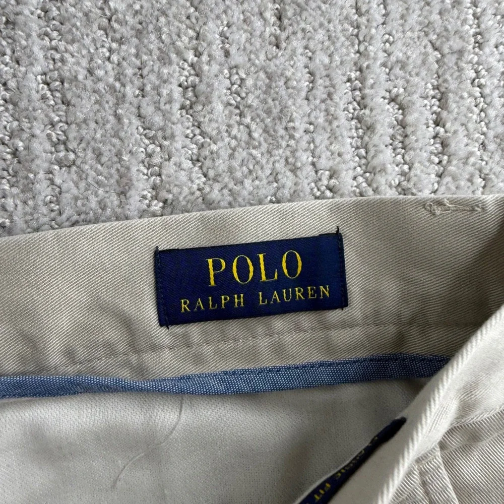 Polo Ralph Lauren Classic Fit Chino Shorts Mens Size 31 Tan Khaki Cotton